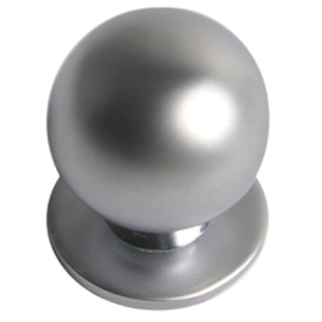 NESU pomo bola 23mm.cromo mate 24517 , Pomo tirador para muebles, cajoneras, cómodas, etc. - Fabricado en zamak. - Cromo Mate. - Diámetro 23mm. - Incluye tornillo pasante.