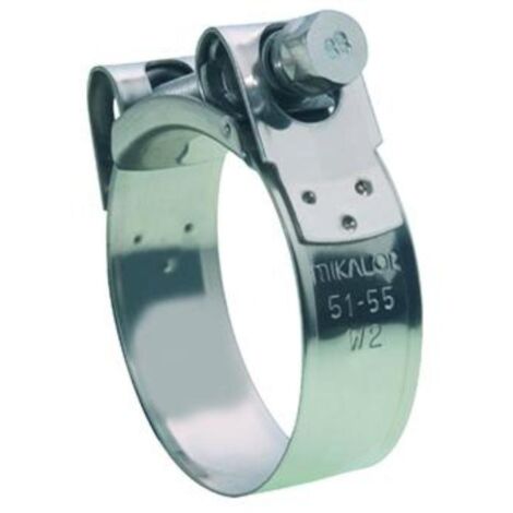 Abrazadera 51-55Mm Supra Inox W2 Mikalor 25 Piezas