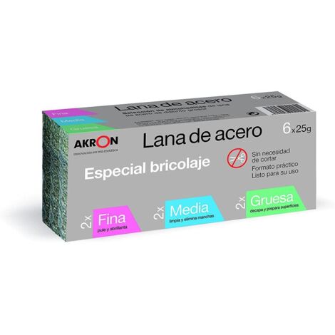 LANA ACERO 2XFINA 2XMEDIA ,2XGRUESA