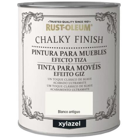 Rust-Oleum Bruguer Chalky Finish pintura para muebles Blanco Antiguo 125ml
