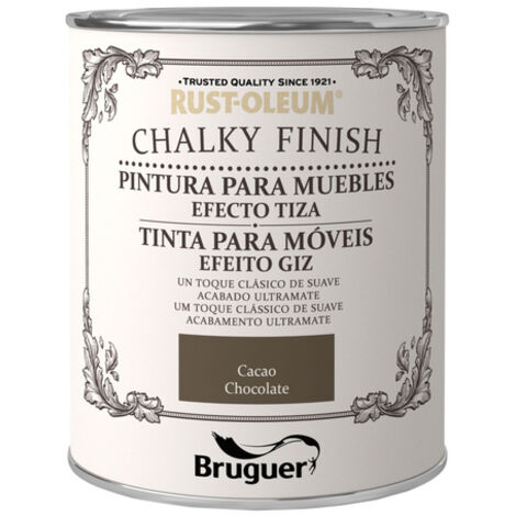 Pintura al agua para muebles 750 ml cacao chalky rust-oleum