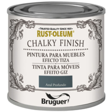 Rust-Oleum Bruguer Chalky Finish pintura para muebles Azul Profundo 125ml