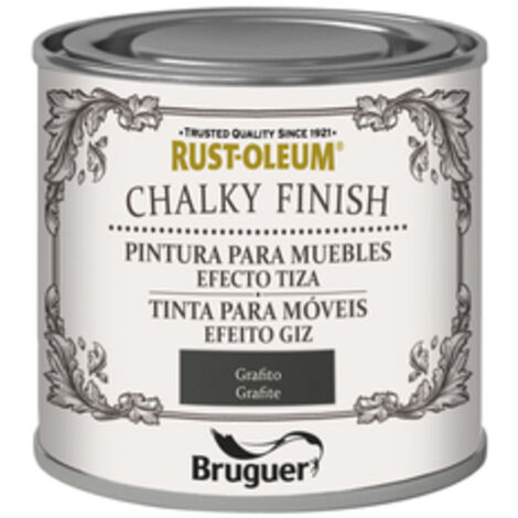Rust-Oleum Bruguer Chalky Finish pintura para muebles Grafito 125ml