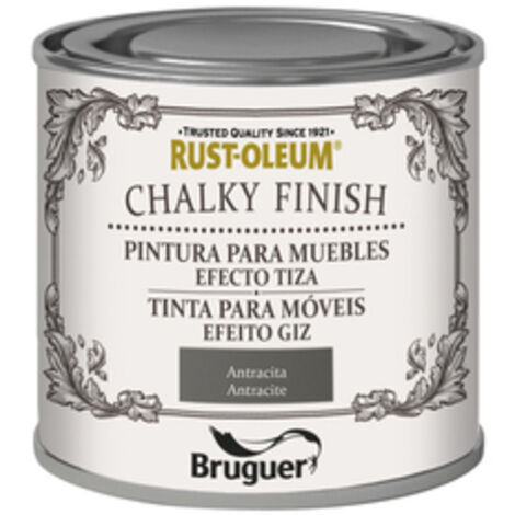 Rust-Oleum Bruguer Chalky Finish pintura para muebles Antracita 125ml