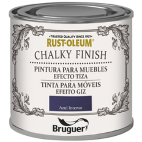 Rust-Oleum Bruguer Chalky Finish pintura para muebles Azul Intenso 125ml