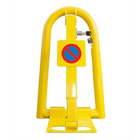 WURKO valla de parking con cerradura 5103 , Valla para parking con cerradura 5103Tamaño: 30x50cmFabricado en acero termolacadoPlaca de fijación al suelo con 6 puntos de