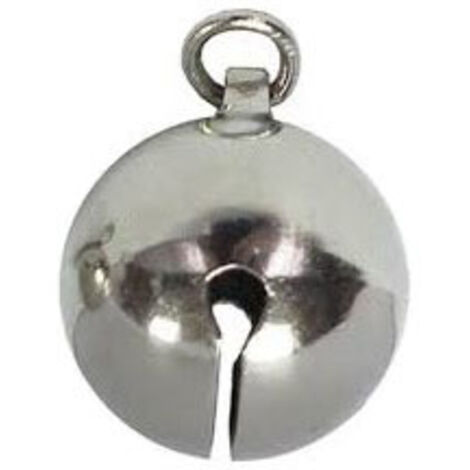 MAPEL cascabel niquel de 11mm. bolsa 25 , Cascabel niquelado de 11mmCon anillaBolsa de 25 unidades.