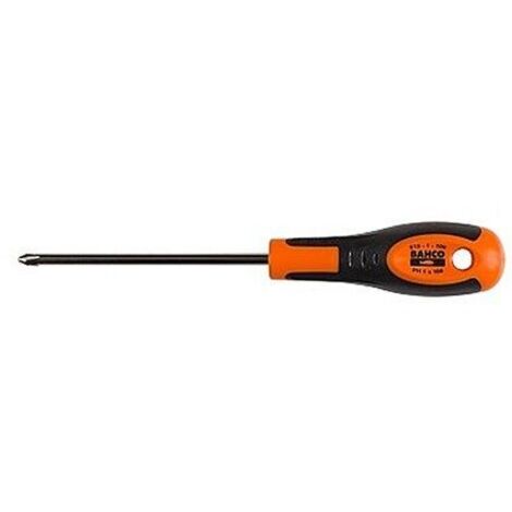 BAHCO destornillador 615 boca philips 0x75 , Destornillador boca Phillips serie 615,tamaño 0x75mmMango de plástico antideslizanteAgujero en el mango para colgarlo. (1/4)