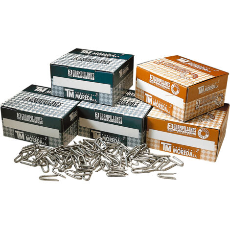 grampillones 30 mm x 1.80 mm galvanizados el kilo (caja 3 unidades) (1/3)