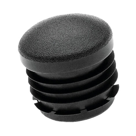 FORTAPS cantonera redonda 22mm interior negra , Cantonera de plástico para protección de muebles 16-22NRedonda de 22mmPara interiorColor negro.