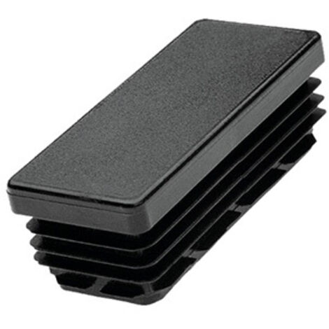 FORTAPS cantonera rectangular 15x30mm interior negra , Cantonera de plástico para protección de mueblesRectangular 15x30mmPara interiorColor negro.