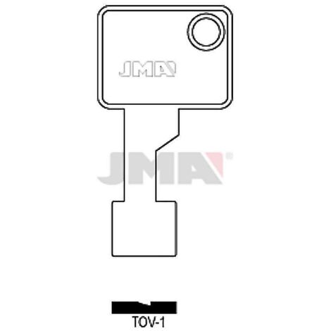 JMA llavin tov-1g laton seguridad , Llavín TOV 1G de seguridad JMA Llavín de seguridad fabricado en latón Ideal para duplicados precisos y duraderos Bolsa de 10 unidade