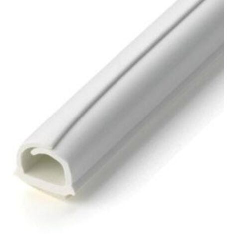 CABLEFIX ADHESIVO 8X7MM. BLANCO (1/6)