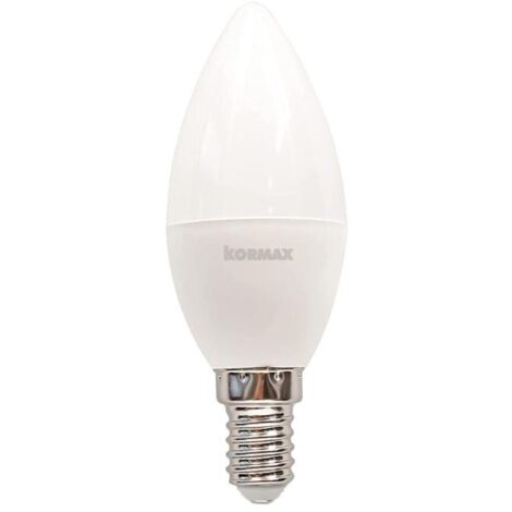lampara led c37 5w e14 vela lisa luz calida 3000 ecoraee 0,11 in (1/3)