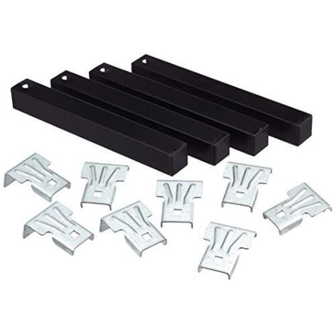 F.C. patas somier 250x30 mm cuadrada , Juego de 4 patas para somier 39001Tubo cuadrado de 30x30mmAlto 250mmBase antideslizante sin ruedas.