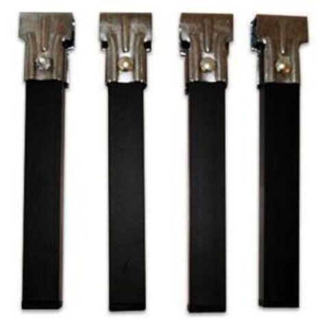 F.C. patas somier 250x35 mm cuadrada , Juego de 4 patas para somier 39002Tubo cuadrado de 35x35mmAlto 250mmBase antideslizante sin ruedas.