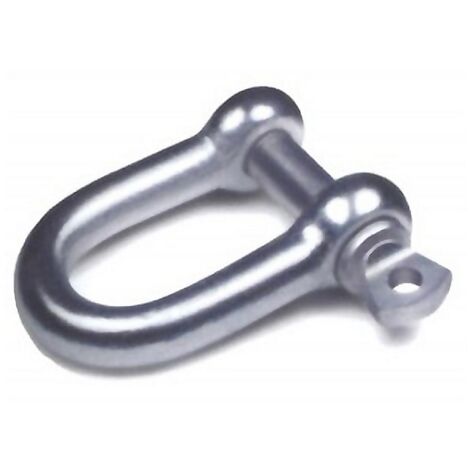 WURKO grillete galvanizado 14 mm sgm/001 , Grillete galvanizado. - Tamaño: 14 mm. - Galvanizado. - Resistente a la corrosión. - Pasador desmontable. - Capacidad de carga nominal no