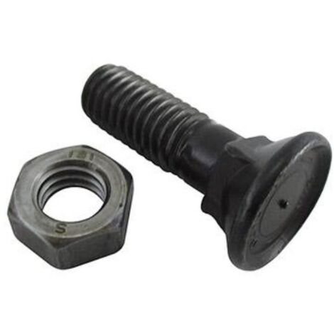 tornillos arado din608 6,8 sin baño negro 10x40 c-tuerca din934