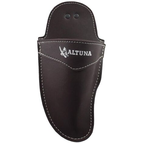 ALTUNA funda cuero p/tijera podar r97 , Funda para tijeras de podar y pequeña herramienta manual pequeña.
- Fabricada en cuero.
- Con cinta trasera para agarre al cinturón.
- Medid (1/2)