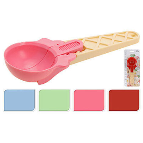 CUCHARA HELADO COLORES BLISTER (1/5)