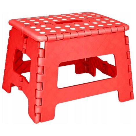 EXCELLENT taburete plegable plastico 30x22 cm , Taburete plegable plástico Peso: 910 gramos Dimensiones: 29x22x22cm Aguanta hasta 150kg.