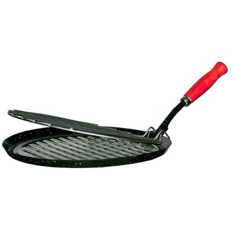 WURKO asador parrilla 26 cm mango rojo , Asador con parrilla 26 cm mango rojoEl asador con parrilla cromado Wurko es el ideal para preparar comidas a la parrilla rápidamente y