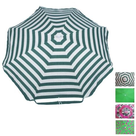 PARASOL PLAYA ALUMINIO ALGODON 180 CM