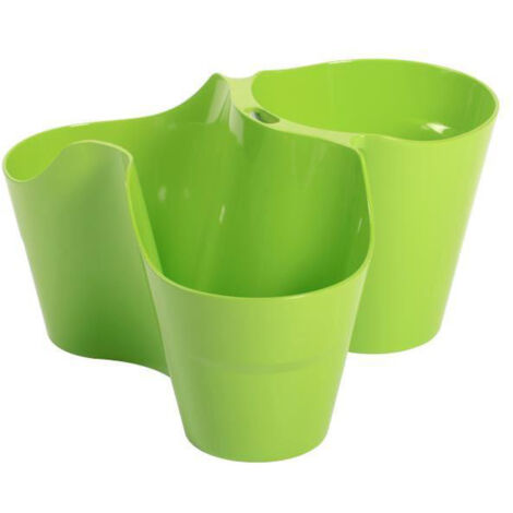 MACETA TRIPLE APILABLE 25x14 CM SURTIDA
