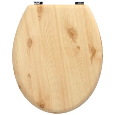 tapa wc madera natural, tapa asiento inodoro, asiento para inodoro universal, soporte ajustable,
