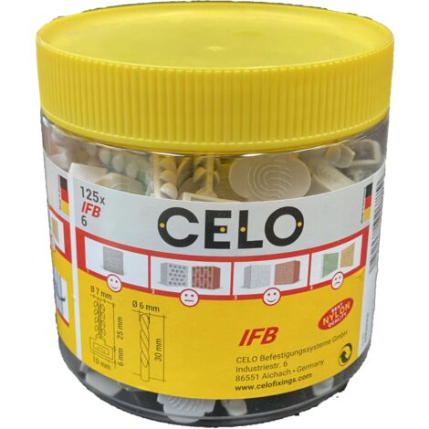 CELO bote 250 uds taco brida 6 gris 9 96expifs apolo , Bote 250 Uds Taco Brida 6 Gris 9 96Expifs de la marca Celo.