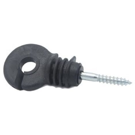 llampec cercado aislador negro nº4 para hilo 25 und ais000004 (1/2)