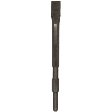 HOTECHE cincel plano hex. 17x280mm , Cincel plano hexagonal anclaje SDS Hoteche Longitud: 280 mm Pala 25 mm Fabricado en acero cromo vanadio. (1/4)