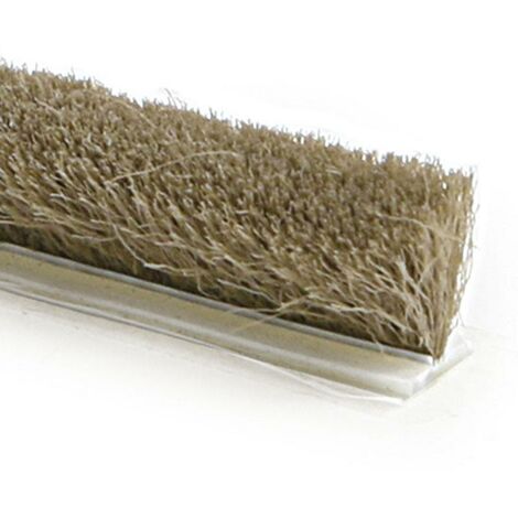 HERRAJES ALK burlete salvapolvo adhesiva 7x10 marron , 0METROS