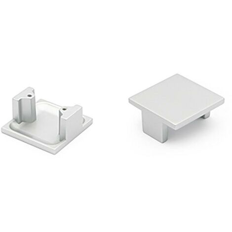 HERRAJES ALK tirador zak iona 50x50 32mm cromo ral acabado gris ral