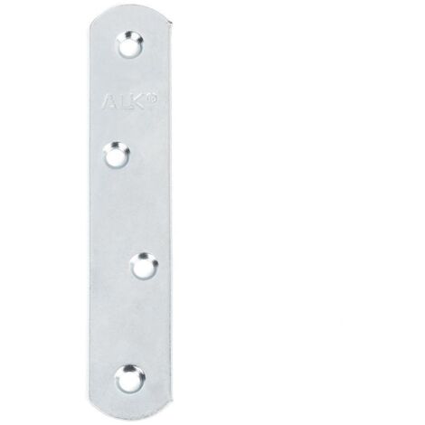 HERRAJES ALK placa recta zincada 37mm / 96,9mm altura 96.9 , 0CIENTOS (1/3)