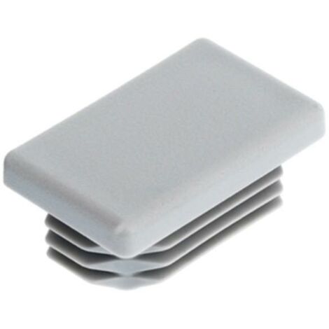 SAMBEAT contera interior rectangular gris 20-10 grosor tubo 1-2,5mm