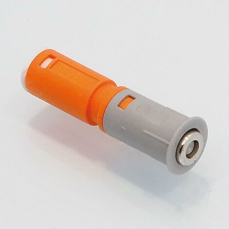 retenedor magnético para pulsador empush de embutir para puertas de muebles color empush gris-níquel (1/2)