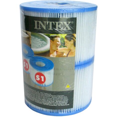 Juego de 2 cartouches filtrantes para Jacuzzi - Para depuradores INTEX - Intex