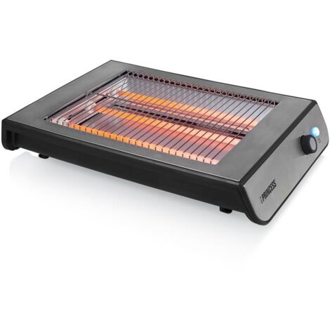 TOSTADOR HORIZONTAL PLANO INOX 900W 23,5x19,5CM