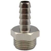 FAHER racor macho con espiga 3/8 bspp-d-8 , Racord macho con espiga 3/8 BSPP Faher Diseñado para aplicaciones neumáticas Ideal para usar con compresores de aire comprimido.