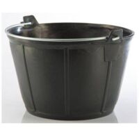 PLASVIDAVI caldereta 11l negra asa metal , Caldereta 11L negra Plástico negro con asa metálica Tamaño: 320x320x200 mm.