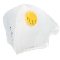 mascarilla respiratoria ffp2 con valvula. plegable (20 unidades) envasadas individualmente