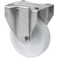 RUEDAS ALEX rueda fija inox.17zvi150-ut poliamix blanco eje liso