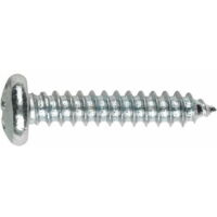 Tornillos auto-perforantes - roscados para chapa y PVC - Cabeza redonda - Ranura PH - Zincados 4,8 x 22 - Caja de 250