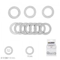 adaptadores / reductores disco corte madera ø 20 a ø 13 mm. (bolsa 10 piezas)