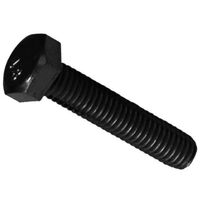 tornillo cabeza hexagonal din 931. negro. calidad 8.8 metrica m-8 largo 40mm