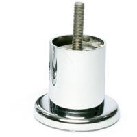 Q&Q pata metálica paola m8 cromo altura h60 , · Material: hierro· Elegir altura.La pata metálica para sofás o muebles modelo Paola está fabrica