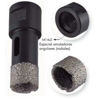 corona de diamante para porcelanico m-14 para amoladora broca 12mm