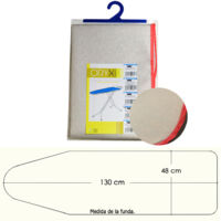 Funda Mesa Plancha Espuma Metalizada 140x42 c