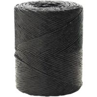 WOLFPACK LINEA PROFESIONAL cuerda rafia bobina 750 gramos color negro